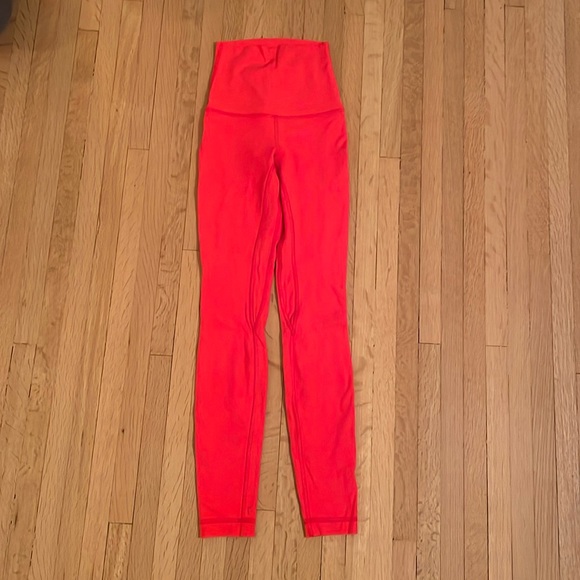 Neon pink lululemon leggings - Picture 1 of 1